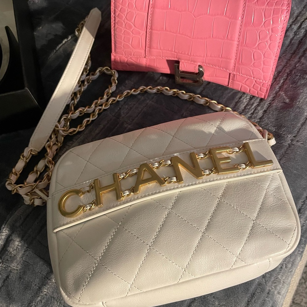 Authentic white Chanel